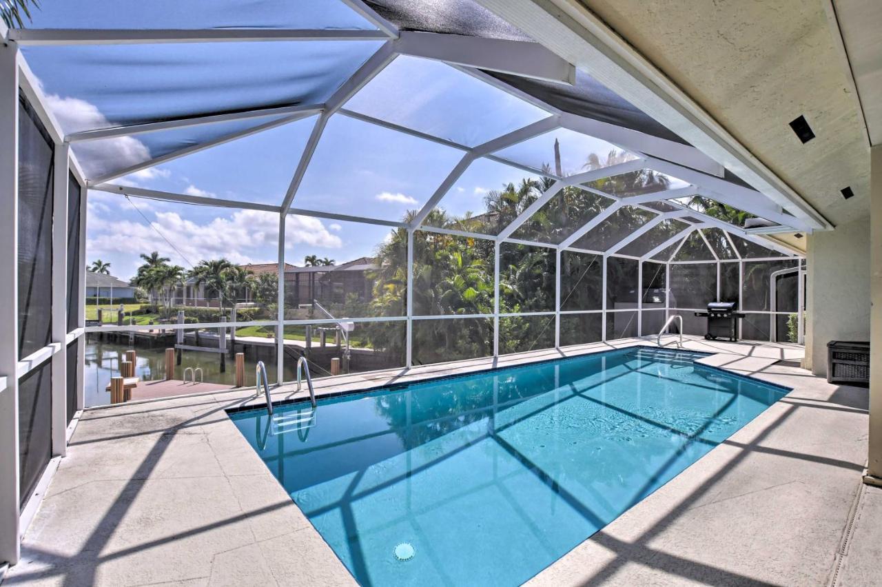 Canalfront Home With Private Saltwater Pool! Marco Island Esterno foto