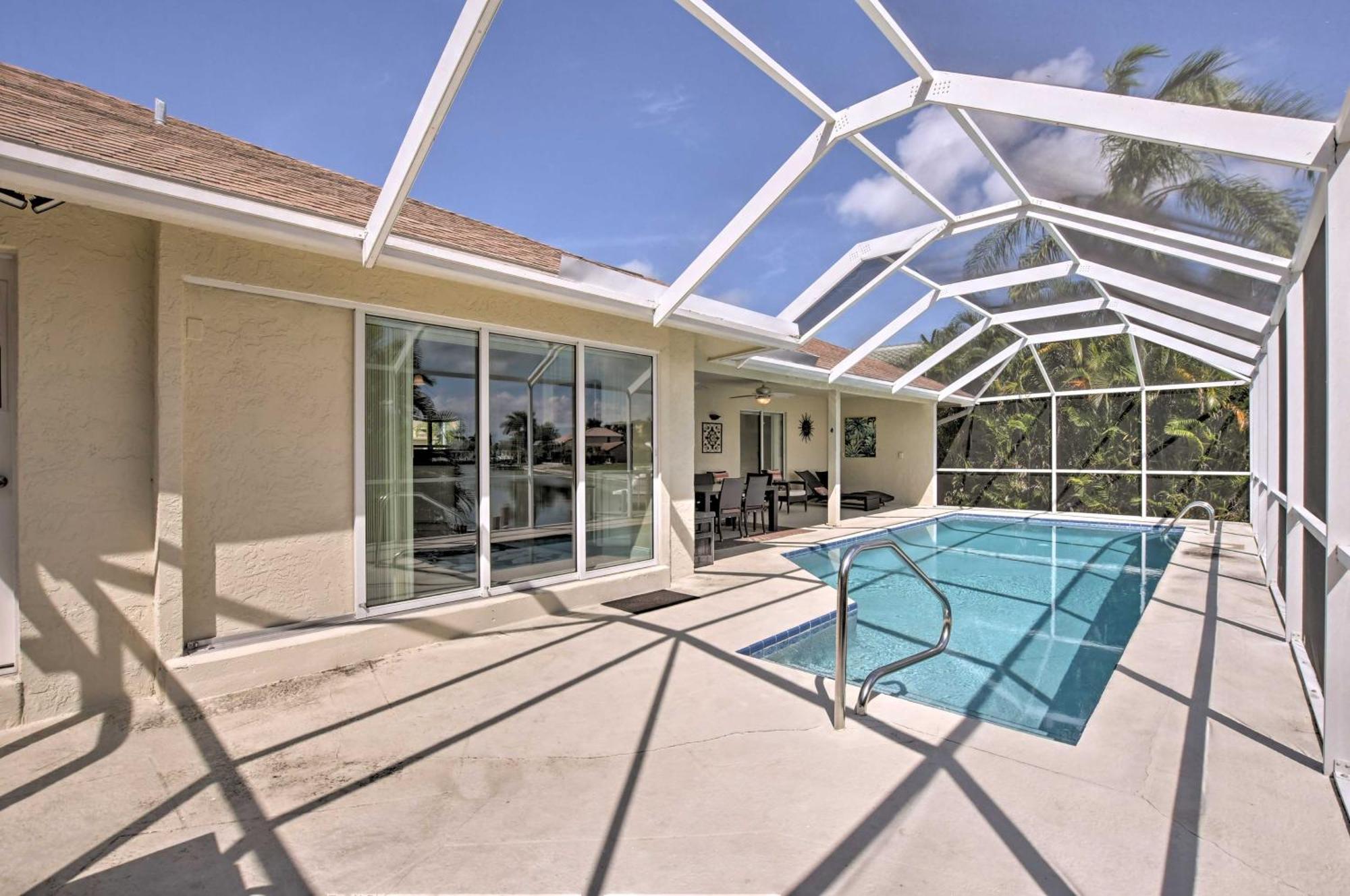 Canalfront Home With Private Saltwater Pool! Marco Island Esterno foto